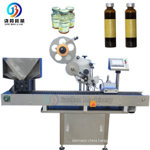 JB-WT120 automatic labeling machine for plastic tube, oral liquid vial, lip balm 10mm-30mm bottle diameter